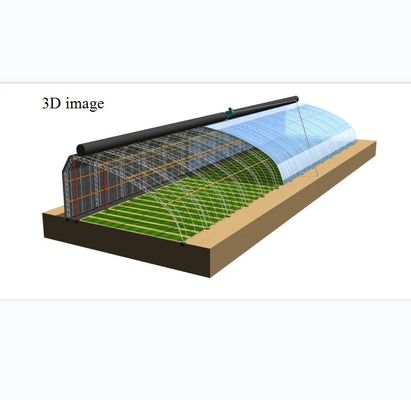 농업용 PE 온실 겨울 단열 및 소규모 딸기 재배