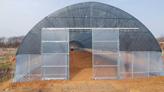 필름 커버 50x8m 싱글 스펜 타입 농업 터널 온실 높이 3.5-5M